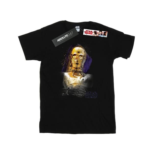 Star Wars C-3PO-borstad t-shirt från De sista jediriddarna
