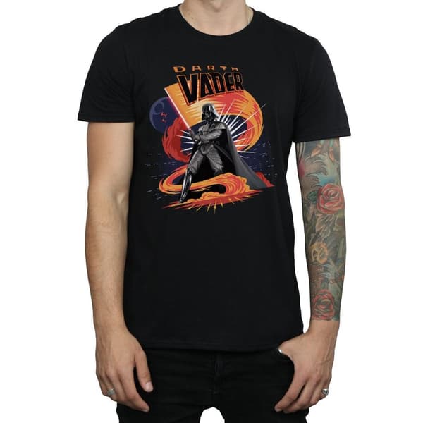 Star Wars Darth Vader Swirling Fury T-shirt för herrar