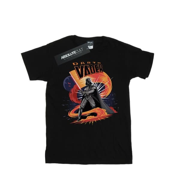 Star Wars Darth Vader Swirling Fury T-shirt för herrar Black 3XL