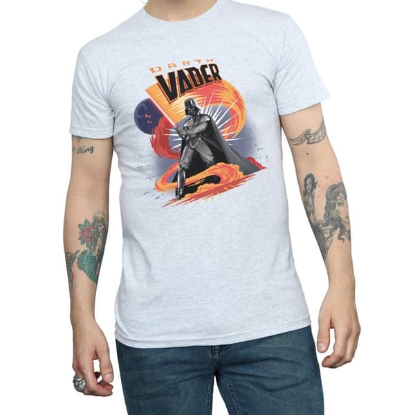 Star Wars Darth Vader Swirling Fury T-shirt för herrar