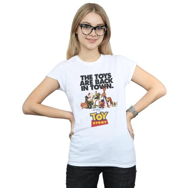 Disney Womens/Ladies Toy Story Movie Poster Cotton T-Shirt