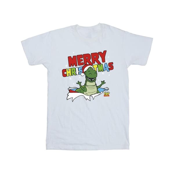 Disney T-shirt i bomull med julstänk från Toy Story Rex