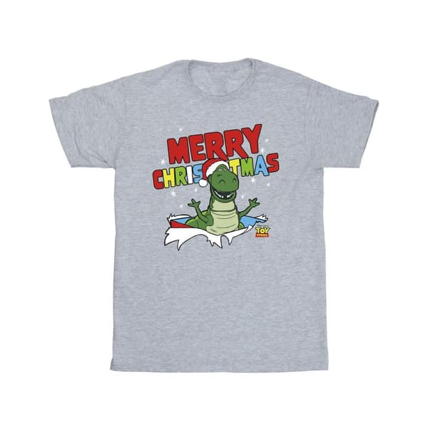 Disney T-shirt i bomull med julstänk från Toy Story Rex