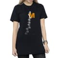 Miniatyrbillede 3 af 5: Disney Womens/Ladies Mickey Mouse Climbing Silhouettes Cotton Boyfriend T-Shirt