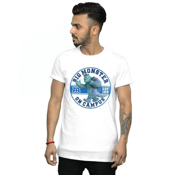 Disney Mens Monsters University Monster On Campus T-Shirt