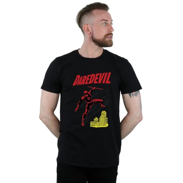 Marvel Mens Daredevil Rooftop T-Shirt