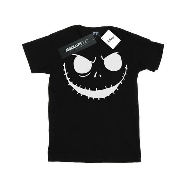 Disney Mens Nightmare Before Christmas Jack´s Face Bold T-shirt