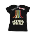 Pikkukuva 1 / 3: Star Wars Womens/Ladies Retro Rainbow Cotton T-Shirt