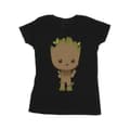 Miniatyrbild 1 av 3: Marvel Dam/Tjej I Am Groot Chibi Wave Pose - T-shirt i bomull