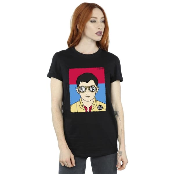 Netflix Womens/Ladies Sex Education Otis Illustrated Cotton Boyfriend T-Shirt