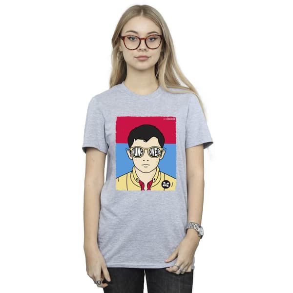 Netflix Womens/Ladies Sex Education Otis Illustrated Cotton Boyfriend T-Shirt