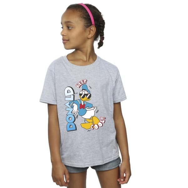 Disney Donald Duck Cool bomulls-T-shirt för flickor
