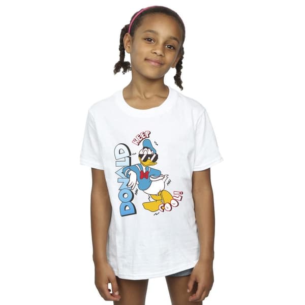 Disney Donald Duck Cool bomulls-T-shirt för flickor