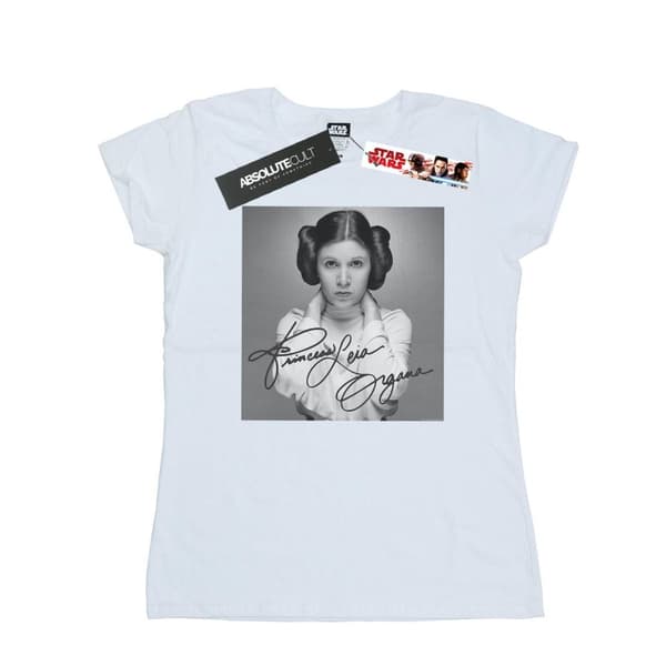 Star Wars Womens/Ladies Princess Leia Organa Cotton T-Shirt