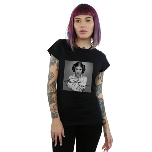 Star Wars Womens/Ladies Princess Leia Organa Cotton T-Shirt