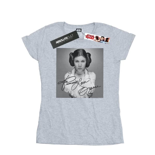 Star Wars Womens/Ladies Princess Leia Organa Cotton T-Shirt