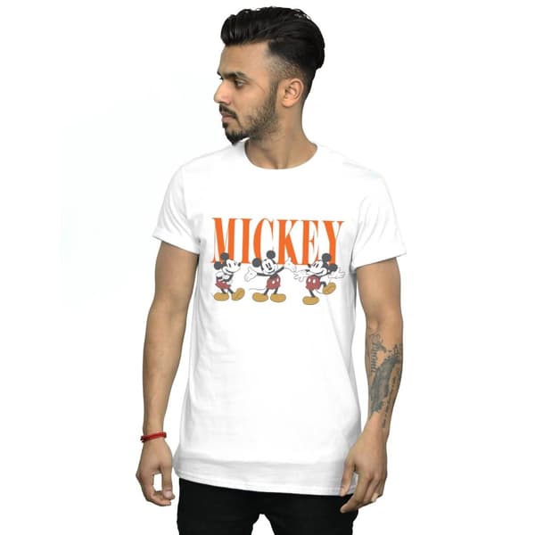 Disney Mens Mickey Mouse Poses T-shirt