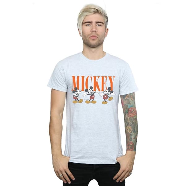 Disney Mens Mickey Mouse Poses T-Shirt