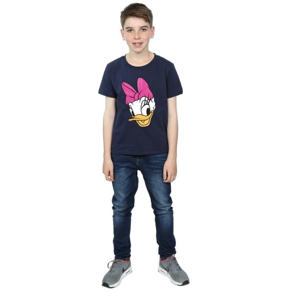 Disney Pojkar - Daisy Duck - T-shirt med målat huvud