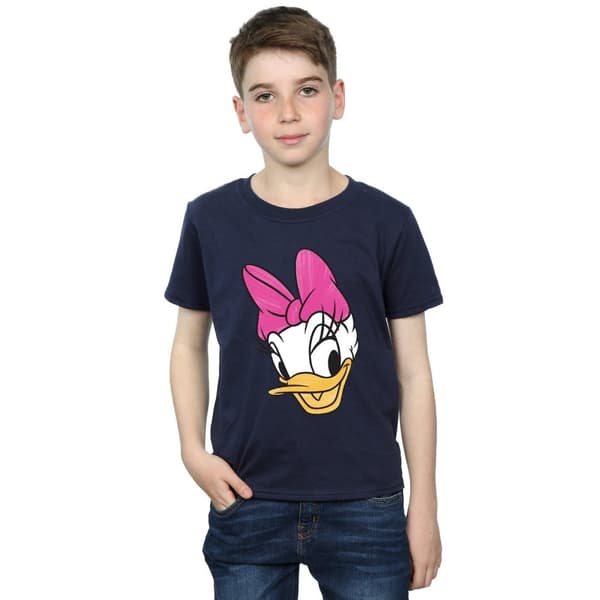 Disney Pojkar - Daisy Duck - T-shirt med målat huvud