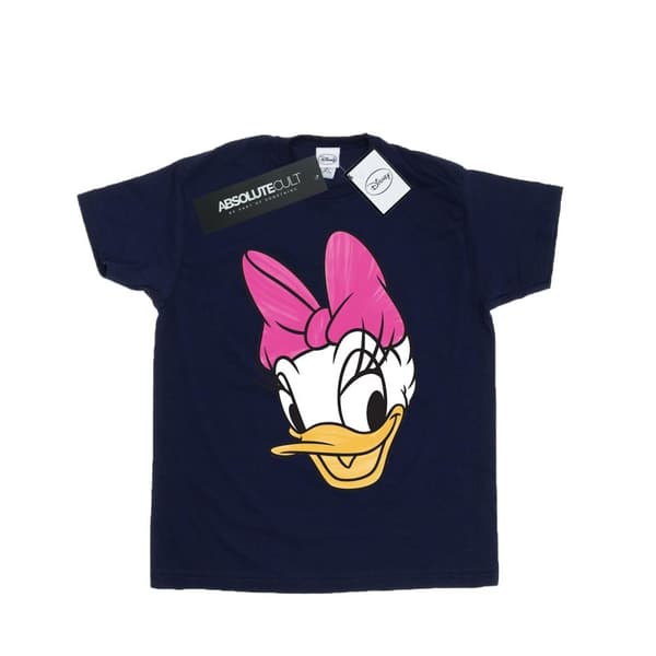 Disney Pojkar - Daisy Duck - T-shirt med målat huvud