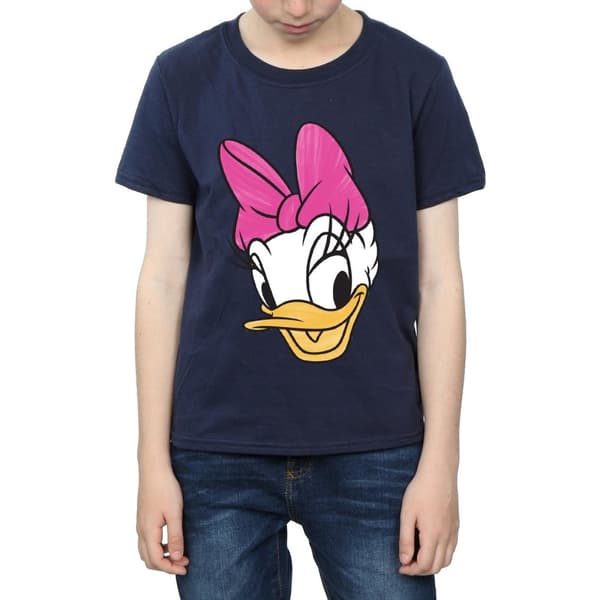 Disney Pojkar - Daisy Duck - T-shirt med målat huvud