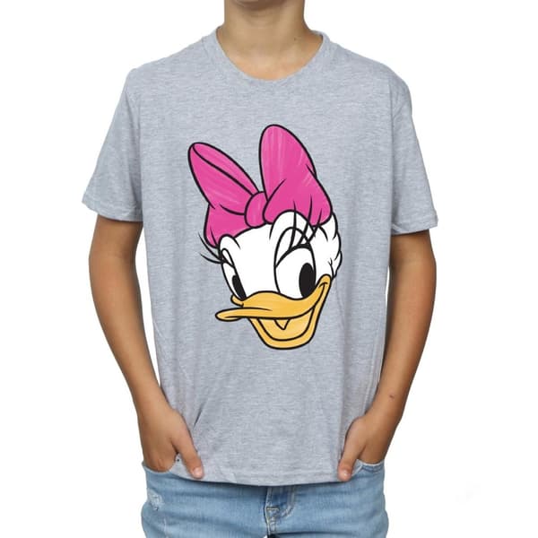 Disney Pojkar - Daisy Duck - T-shirt med målat huvud