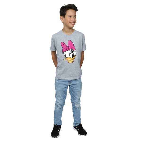 Disney Pojkar - Daisy Duck - T-shirt med målat huvud