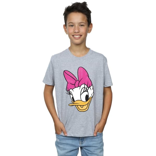 Disney Pojkar - Daisy Duck - T-shirt med målat huvud