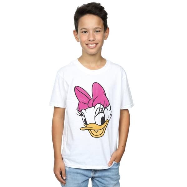 Disney Pojkar - Daisy Duck - T-shirt med målat huvud