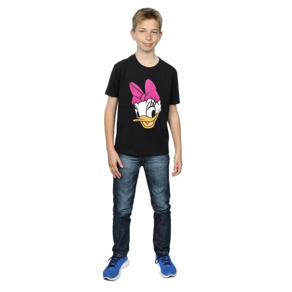 Disney Pojkar - Daisy Duck - T-shirt med målat huvud