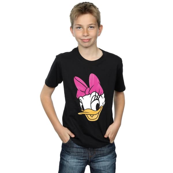 Disney Pojkar - Daisy Duck - T-shirt med målat huvud