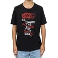 Miniatyrbilde 3 av 5: Star Wars Boys The Last Jedi Power Of The Dark Side T-Shirt