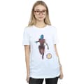 Miniatyrbild 2 av 3: Marvel Dam/kvinnor Avengers Endgame - målad Nebula Boyfriend-t-shirt i bomull