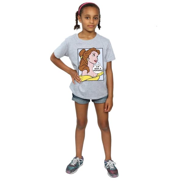 Disney Princess Belle Pop Art T-shirt i bomull för flickor
