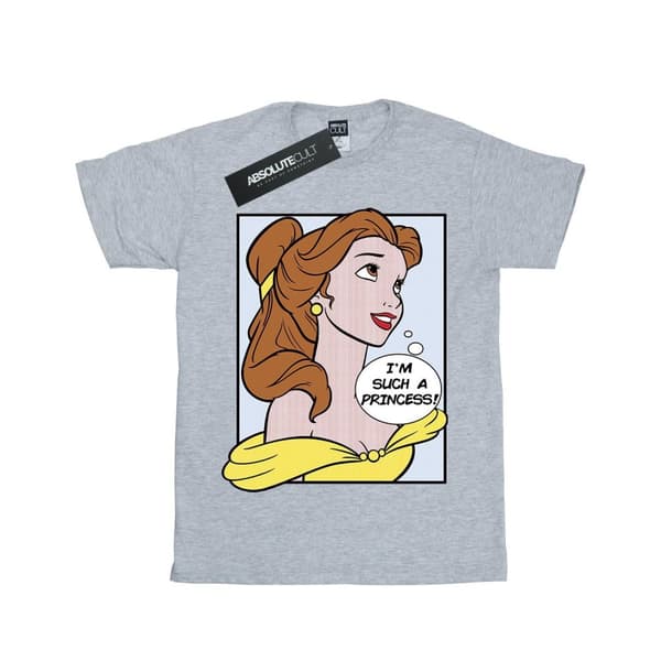 Disney Princess Belle Pop Art T-shirt i bomull för flickor