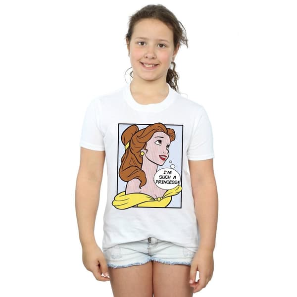 Disney Princess Belle Pop Art T-shirt i bomull för flickor