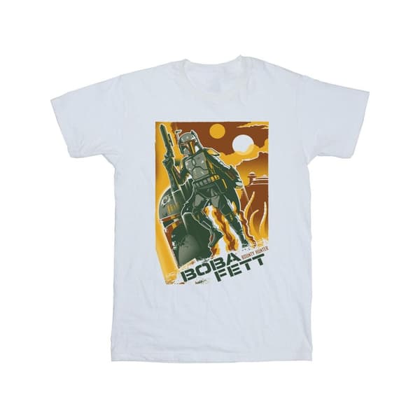 Star Wars Mens Boba Fett Collage T-Shirt