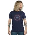 Miniatyrbilde 2 av 3: Marvel Mens Captain America Ornamental Shield T-Shirt