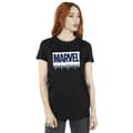 Miniatyrbillede 2 af 3: Marvel Womens/Ladies Icicle Logo Cotton Boyfriend T-Shirt