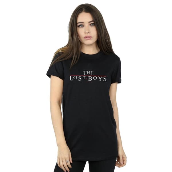 The Lost Boys Womens/Ladies Text Logo Cotton Boyfriend T-Shirt