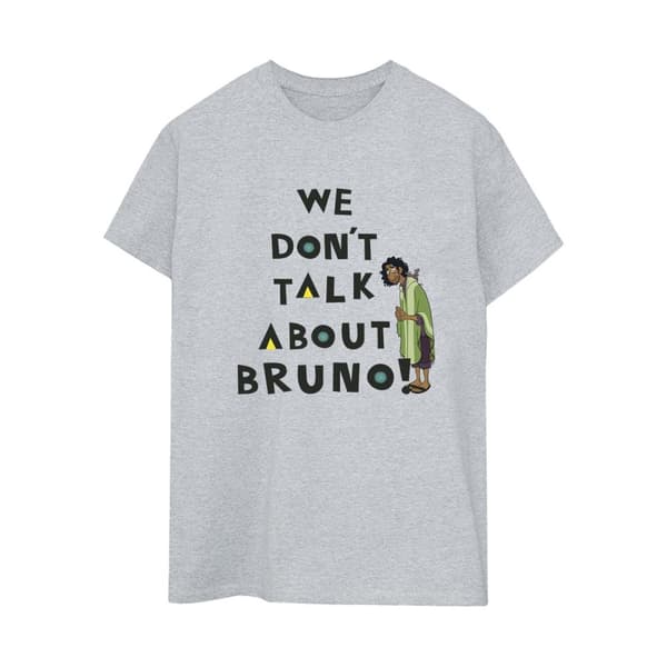 Disney Womens/Ladies Encanto We Dont Talk About Bruno Boy Cotton Boyfriend T-Shirt