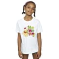 Miniatyrbild 2 av 3: Disney Winnie the Pooh Ho Ho Ho T-shirt i bomull med halsduk