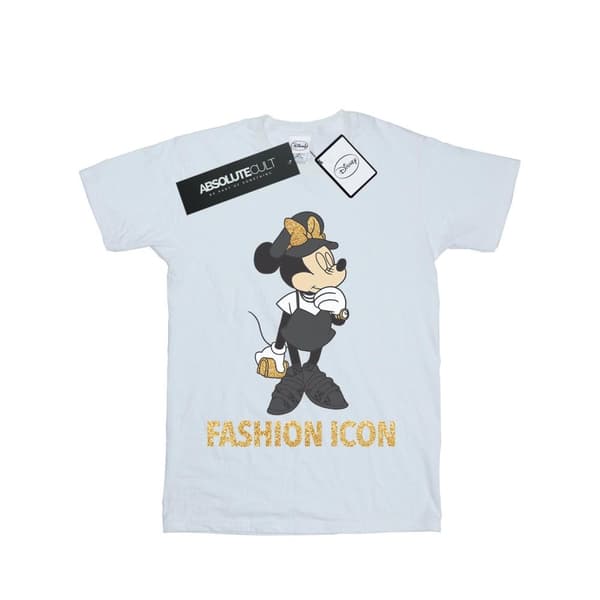 Disney Girls Minnie Mouse Fashion Icon Cotton T-Shirt
