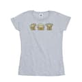 Miniatyrbild 1 av 2: Star Wars Dam/Tjej The Mandalorian Grogu Poses - Bomulls-T-shirt
