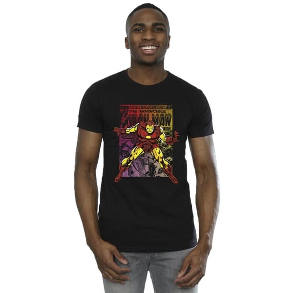 Marvel Iron Man - T-shirt med gradientfärgad serietidning