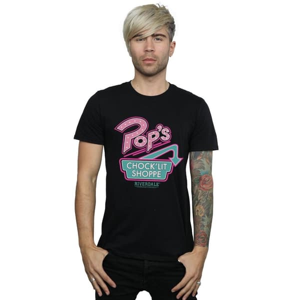 Riverdale T-shirt med Pops-logotyp för herrar