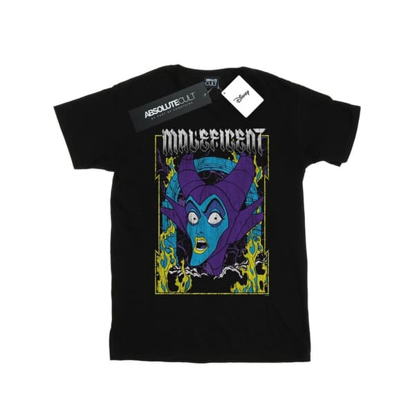 Disney T-shirt med Maleficent-affisch för pojkar