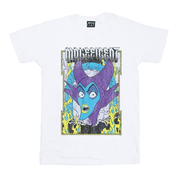 Disney T-shirt med Maleficent-affisch för pojkar