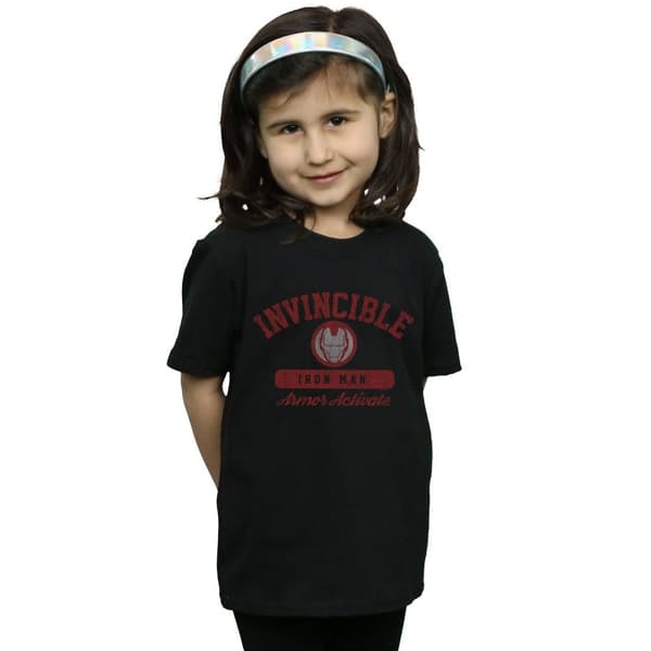 Marvel Girls Iron Man Activate Cotton T-Shirt